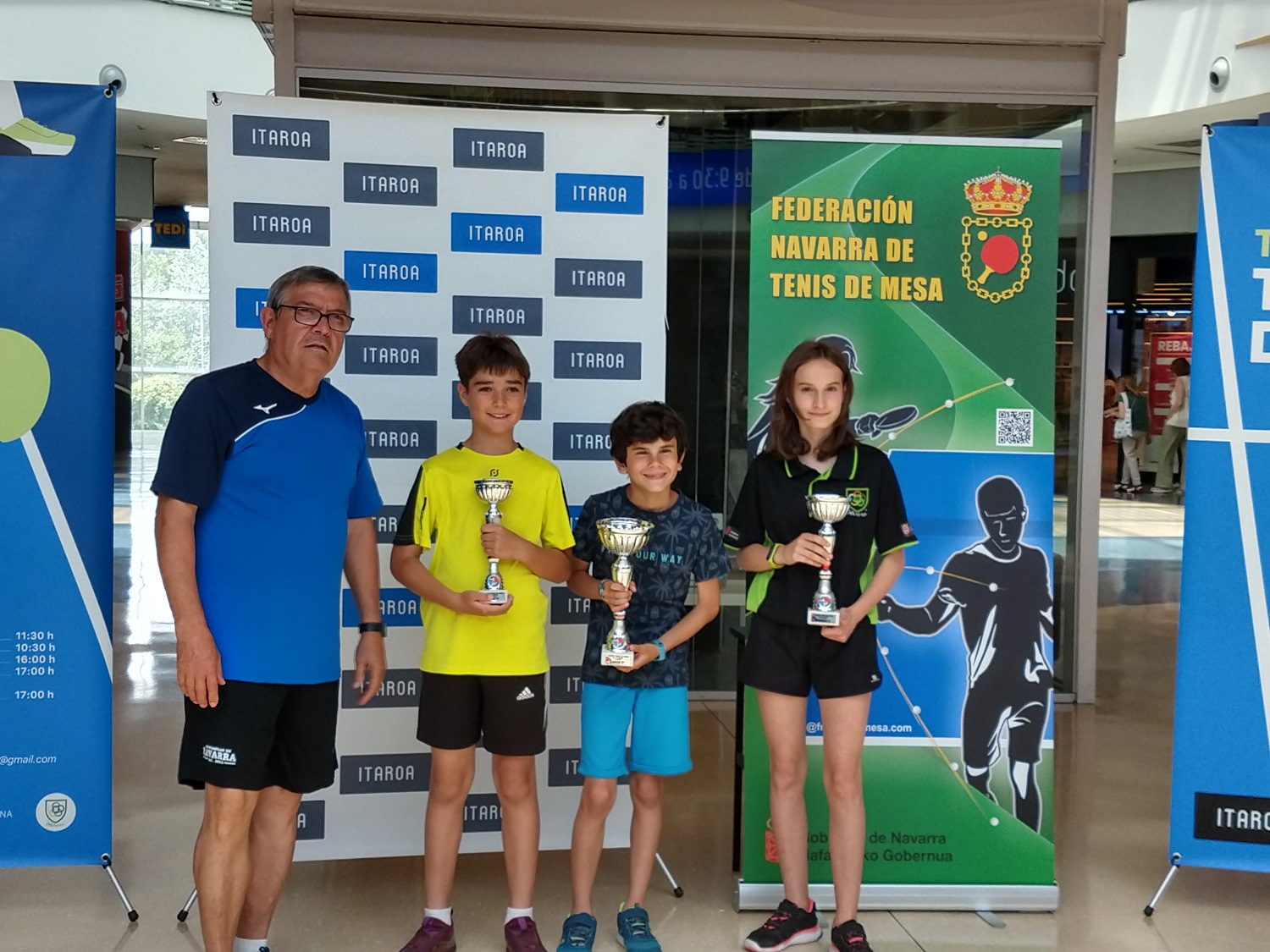 &Eacute;xito del Torneo de Tenis de Mesa en Itaroa, organizado por Oberena